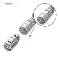 Conector de Cable Hembra de 2 Pines 10A 450V AC EC100-2202-101 IP68 para Iluminación LED de Calle