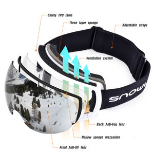 <span class=keywords><strong>Hubo</strong></span> otg משקפי סקי 100% הגנה על uv על משקפיים סקי/snowboard לגברים נשים & משקפי ספורט נוער - Product Image 2