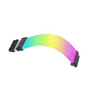 Câble d'extension d'alimentation sans fil Lian Li <span class=keywords><strong>Strimer</strong></span> 24 broches <span class=keywords><strong>RGB</strong></span> ATX pour carte mère, contrôle d'éclairage sans fil 2,4 GHz, 315 mm (12,4 po) - Product Image 5