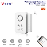 VIDEW Smart WiFi Keypad Controlado Sensor de alarma de puerta Solución de seguridad para el hogar fácil de instalar para puertas, ventanas y oficinas