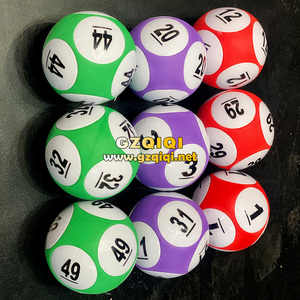 GZQIQI Balles solides Balles de loterie pour les jeux de loterie et les jeux de <span class=keywords><strong>loto</strong></span> Machine à balles Compatible Version anglaise Personnalisable - Product Image 2