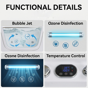 Baignoire de toilettage pour animaux de compagnie DPbathe, en acrylique thérapeutique de qualité supérieure, avec ozone, pour spa canin, vente en gros directe usine, réseau de distributeurs - Product Image 4