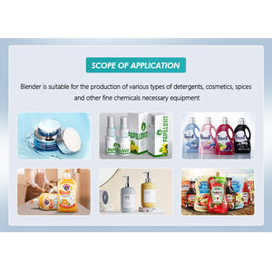 emulador homogeneizador de 50l, otion Tothpaste Gel, máquina mezcladora, equipo de producción de cosméticos - Product Image 2