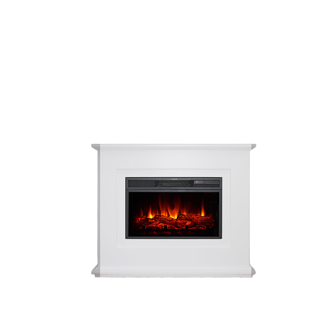 Modern Log Electric Fireplace with 9-Hour Timer Smart Space Room Heater Decorative Mantel TV Stand Remote Control