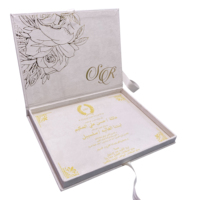 Boîtes Cadeaux en Velours Acrylique Premium pour Mariage, Invitations de Mariage, Boîtes d'Invitation, Impression de Cartes, Boîtes de Bienvenue pour Mariée et Demoiselles d'Honneur