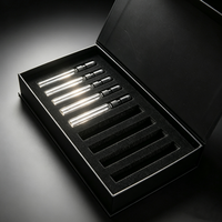 Flacon en verre rechargeable facile à installer, petit format (2 ml, 3 ml, 5 ml) avec pulvérisateur noir/blanc pour échantillon de parfum