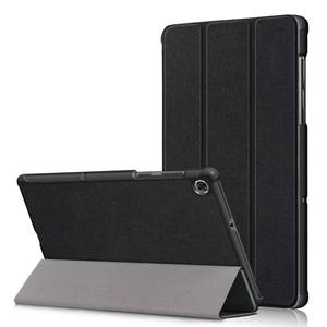 Funda protectora con soporte triple inteligente para <span class=keywords><strong>Lenovo</strong></span> <span class=keywords><strong>Tab</strong></span> <span class=keywords><strong>M10</strong></span> Plus FHD 10,3 M10Plus X606 carcasa delgada de cuero PU funda rígida para PC - Product Image 6