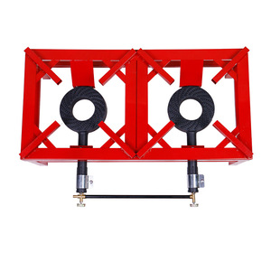 Estufa de Gas Portátil de Doble Quemador para Exteriores, Hierro Fundido y Acero KSGB22, Uso Comercial, Residencial y para Camping - Product Image 4