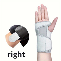 Attelle orthopédique respirante pour le syndrome du canal carpien, stabilisateur de soutien articulaire du poignet pour le sommeil nocturne
