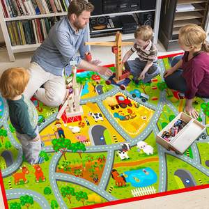 <span class=keywords><strong>Tapis</strong></span> d'intérieur pour enfants <span class=keywords><strong>tapis</strong></span> <span class=keywords><strong>de</strong></span> <span class=keywords><strong>jeu</strong></span> Extra Large <span class=keywords><strong>tapis</strong></span> <span class=keywords><strong>de</strong></span> <span class=keywords><strong>jeu</strong></span> <span class=keywords><strong>de</strong></span> <span class=keywords><strong>ferme</strong></span> carte <span class=keywords><strong>de</strong></span> <span class=keywords><strong>jeu</strong></span> idéal pour jouer - Product Image 3