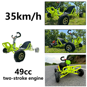 Nuevo Go-Kart Todoterreno de Dos Tiempos y 49cc, para Rally y Carreras, UTV de Cuatro Ruedas, Motocicleta Infantil para Playa, Drift a Baja Velocidad - Product Image 1