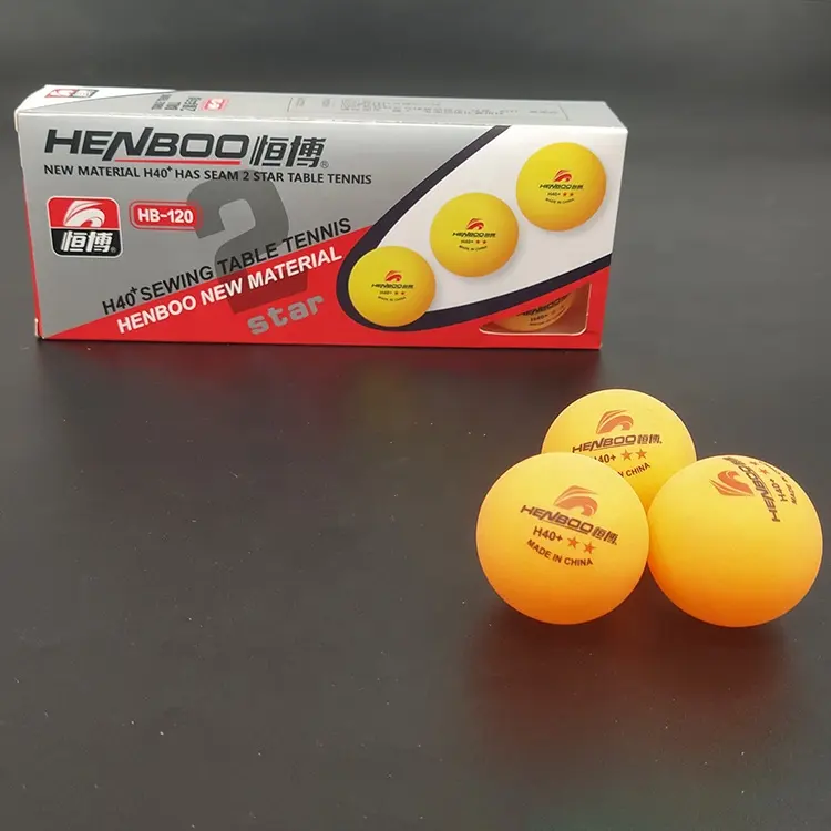 2-Sterne-Tischtennisbälle Neues Material H40 mit Naht Indoor-Ballspiel 10 Stück in Box-Tischtennis bällen für Tischtennis spiel