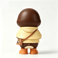 Figurine d'art personnalisée Pingouin en PVC et ABS, Statue de personnage de dessin animé, Fabrication OEM en Chine, Figurine personnalisée pour la vente en gros de produits de marque
