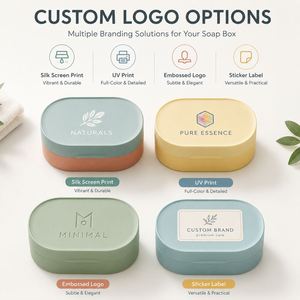 Jabonera de Viaje Multifuncional de Estilo Moderno, Portátil e Impermeable con Tapa, para Accesorios de Baño, Hecha de Plástico - Product Image 2