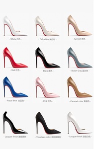 Zapatos de tacón alto delgados extragrandes personalizados americanos europeos 8/10/12cm punta abierta trabajo negocios Formal Walking Show - Product Image 2