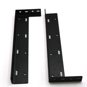 Jfs L-shaped <b>Floating</b> <b>Bracket</b> Steel Black Easy Installation For Cabinet <b>Shelf</b> Support - Product Image 3