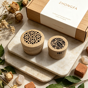 Capuchon en bois OEM d'usine pour parfum 10 ml avec vis intérieure dorée, fermeture anti-déversement, logo gravé au laser, couvercle de flacon de parfum personnalisé - Product Image 6
