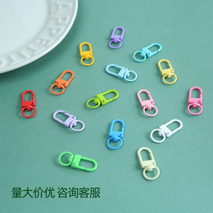 หัวเข็มขัดโลหะผสมสีสันสดใสจาก Clever Jewelry สำหรับงาน DIY เครื่องประดับ สไตล์หวานสดใส เคลือบสีแบบอบ - Product Image 2
