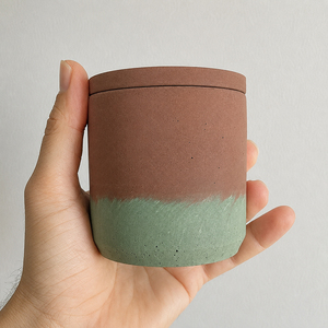 AIKUN Wholesale Unique Concrete Jar <b>Candle</b> Soy Wax Scented <b>Candles</b> Custom Cement Concrete <b>Candles</b> for Gift Set - Product Image 2