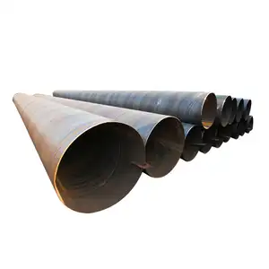 SSAW SCH40 large diameter carbon hollow section spiral weld pipe 250mm diameter steel pipe