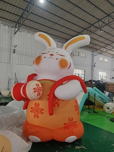 Linternas inflables de conejo <span class=keywords><strong>Luna</strong></span> Festival del medio otoño globo inflable de <span class=keywords><strong>luna</strong></span> de conejo - Product Image 2