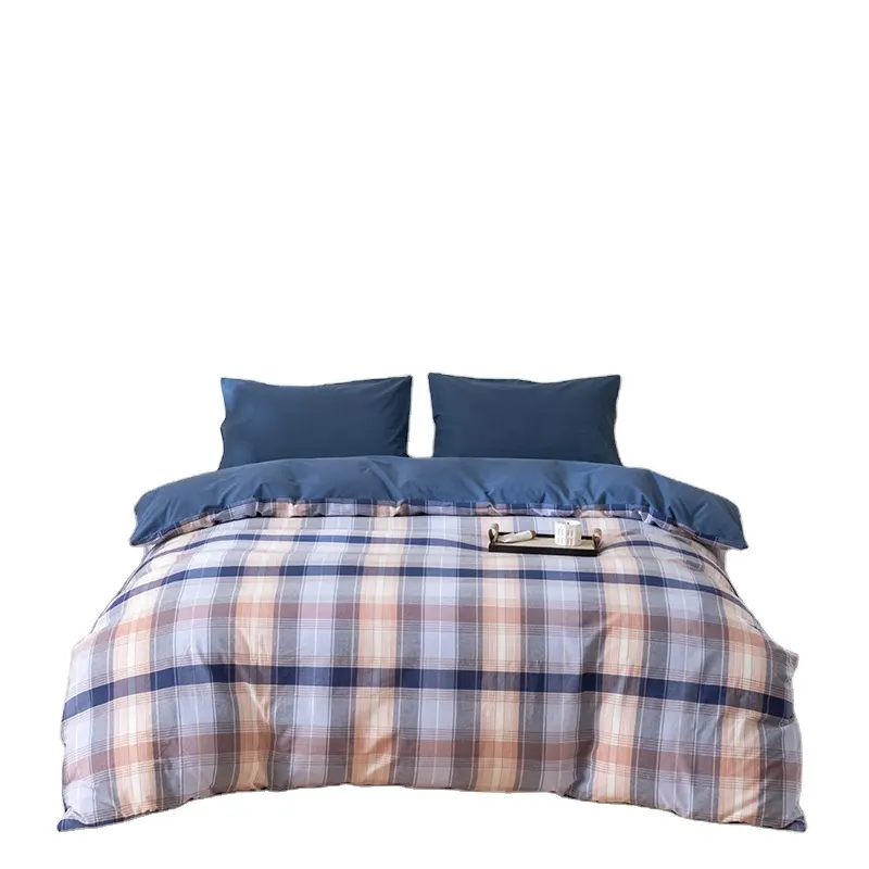 Máy có thể giặt rửa bông tấm ga trải giường 4pcs mỗi Bộ 40S bedsheets Set cho bộ đồ giường Bộ sưu tập