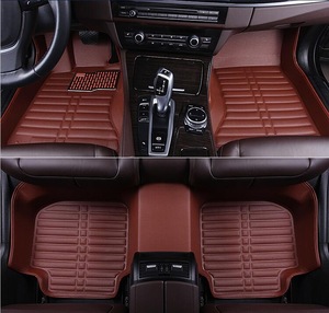 Revêtement de sol antidérapant de qualité supérieure pour voiture, élégant, imperméable, en cuir PU 5D, ensemble complet de tapis de sol pour VW/<span class=keywords><strong>Nissan</strong></span> - Product Image 3
