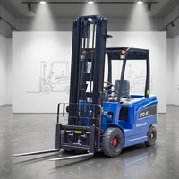 Elektrikli Forklift 1 Ton 1.5 Ton 3 Ton Depo Taşıma Asansörü Akülü Forklift 4 Tekerlekli Montacargas Satılık