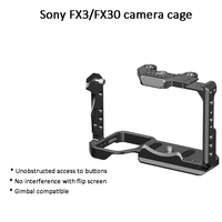 Cage pour appareil photo CHANDA FX3 FX30 CND-081 en aluminium, support d'extension pour appareils sans miroir, gravure laser OEM, approvisionnement en gros, haute qualité