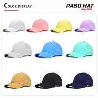 Gorra de Béisbol Lisa de 6 Paneles Impermeable al por Mayor, Gorra de Golf con Etiqueta Bordada Personalizada, Logotipo con Agujeros Perforados con Corte Láser, Estilo Papá