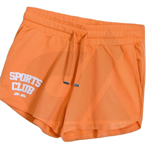 Señoras Sports Club Short 100% Algodón Personalizable Logo Sticker Color Patrón Diseño Pantalones cortos de mujer - Product Image 1