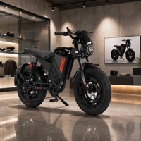 Vélo électrique 750W 48V 15AH avec écran LCD gris, double suspension, conduite confortable, trajets quotidiens sans effort, déplacement fluide sur les routes, vélo électrique