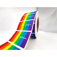Étiquettes autocollantes brillantes en vinyle, imperméable, personnalisé, avec Logo d'impression, pièces