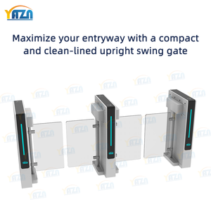 Barrière pivotante mince en acier inoxydable 304 pour banques et bureaux, ouverture rapide en 0,2s, longueur 603mm, tourniquet de sécurité bidirectionnel - Product Image 2