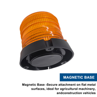 12W LED-Rundumleuchte IP67-Zertifiziert Diffuse Abdeckung Blitz-/Rotationsfunktion Optional 50.000 Stunden Lebensdauer DC12-24V Neue Wirtschaftliche Gabelstaplerlampen