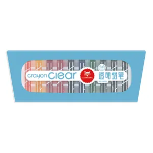 10 cores papel caixa embalagem claro pastelão set Criativo Crianças Crayons Cera Crayons coloridos