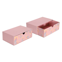 Custom di lusso slip slider scivolo cassetto estraibile gioielli emballage cadeau confezione regalo
