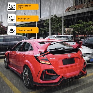 Conjunto de Luces Traseras LED DRL, Luz de Funcionamiento Dinámica + Freno + Señal de Giro para Honda Civic Type R 10th Hatchback 2018-2021 - Product Image 4