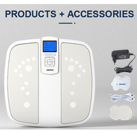 Masseur de pieds OEM avec électrodes, stimulateur de pieds TENS EMS, machine de massage des pieds, masseur de pieds électrique, usine de fabrication