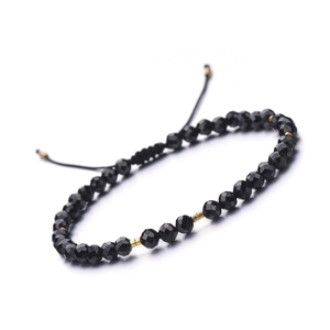 Cliobeads Miyuki Seed Bead distacer naturale 4mm rotondo sfaccettato Amazonite rosa quarzo acquamarina pietra con perline <span class=keywords><strong>bracciale</strong></span> regolabile - Product Image 4