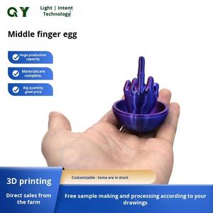 Œuf surprise de Pâques imprimé en 3D du doigt d'honneur de la marque QY, très populaire, pour les 14 ans et plus - Product Image 2