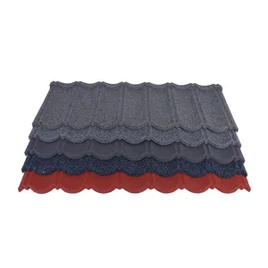 Promosyon taş kaplı çelik çatı kiremitleri ısıya dayanıklı PVC çatı ruloları plastik UPVC kiremit inşaat için