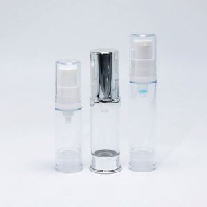 Juego de Botellas de Viaje de Plástico PET de 5ml y 10ml con Bomba Dosificadora sin Aire para Lociones, Protector Solar, Champú, Crema, Emulsión y Spray - Product Image 4