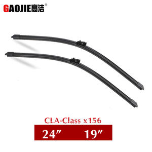 Limpiaparabrisas sin marco para Mercedes-Benz CLA-Class X156 2016-2018, goma sintética, ángulo de raspado de 180° - Product Image 2