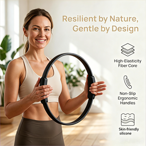 Anillo de Pilates de Látex Ecológico XLAN, Nuevo Modelo de 34 cm, Anillo de Yoga de una Pieza, Anillo de Resistencia Ligero para Entrenamiento en Casa - Product Image 4