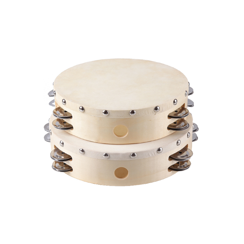 Musical Instruments Handmade Tambourine and Shaker Set Toy