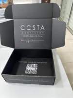 Boîte d'expédition en carton ondulé de luxe personnalisée, emballage de chaussures en papier, boîte cadeau, boîte d'expédition par courrier