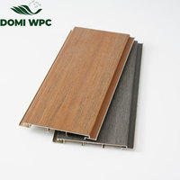Revêtement mural extérieur en composite plastique et aluminium pour la décoration des murs de villa, panneaux de soffite imperméables et ignifuges, marque DOMI
