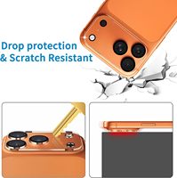 Protection d'objectif de caméra de téléphone OEM 9H AR+AF ultra transparente pour iPhone 17 18 Pro Max, film de protection d'objectif de téléphone en verre blindé anti-reflet