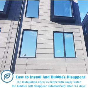 Film teinté pour vitres de bâtiment à haute réflexion, effet chrome, vision unidirectionnelle, rejet IR, auto-adhésif, pour applications architecturales - Product Image 5